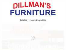 Tablet Screenshot of dillmanfurniture.com